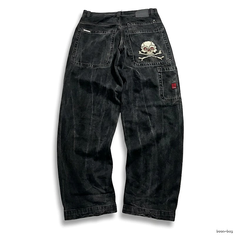 Y2K Dark Trendy Cool Denim Long Pants
