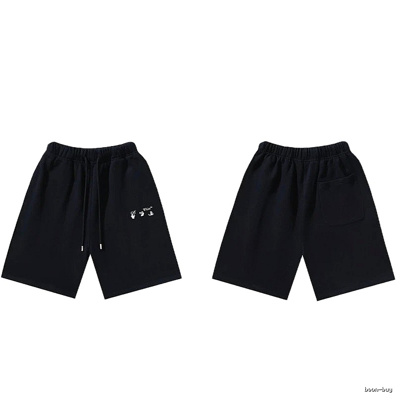 Off-White 016 Style Black Trendy and Cool Shorts