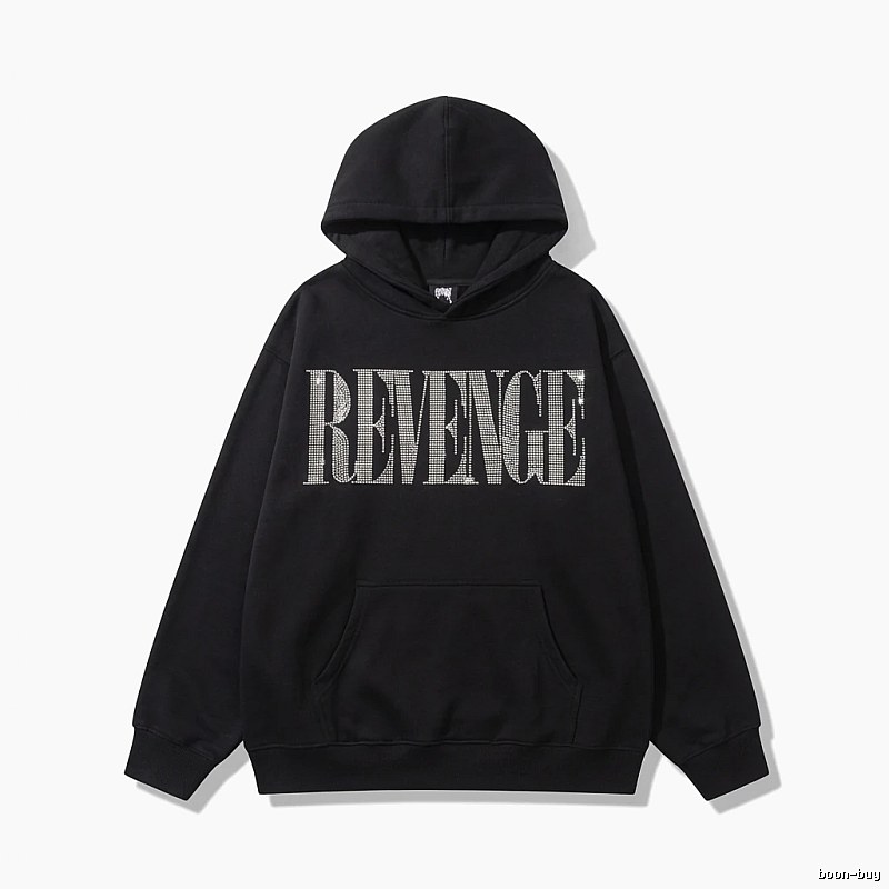 Revenge Letter Wind Black Hoodie